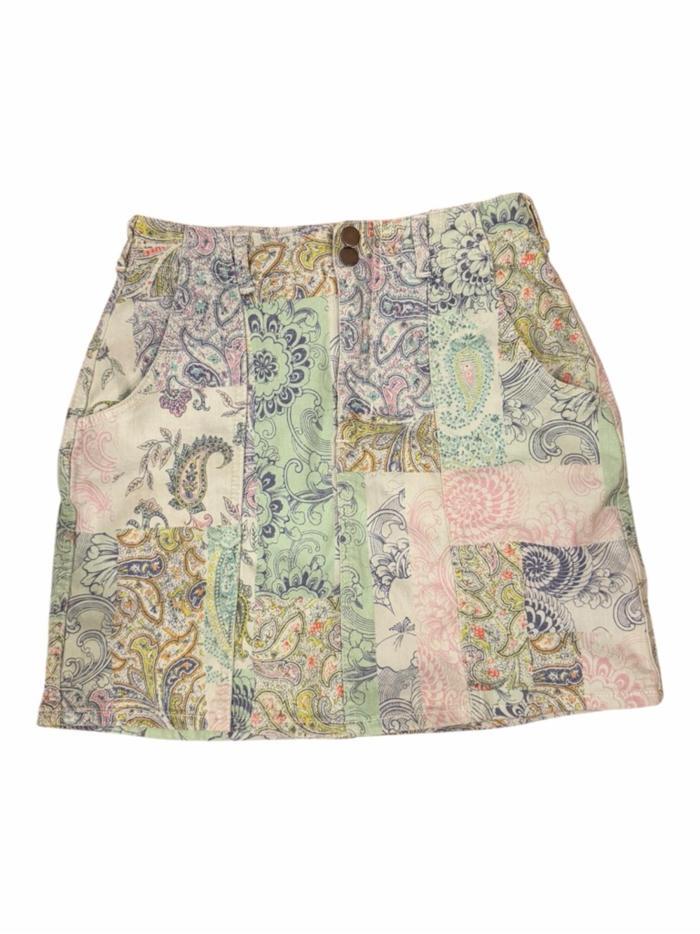 PILCRO patchwork skirt - image 4